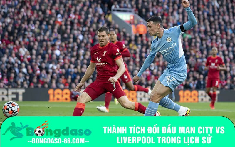 Thành tích đối đầu Man City vs Liverpool trong lịch sử