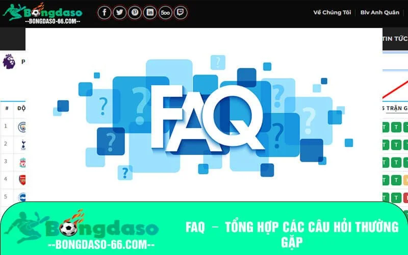 FAQ – Tổng hợp các câu hỏi thường gặp