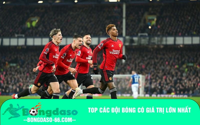 Top các đội bóng có giá trị lớn nhất