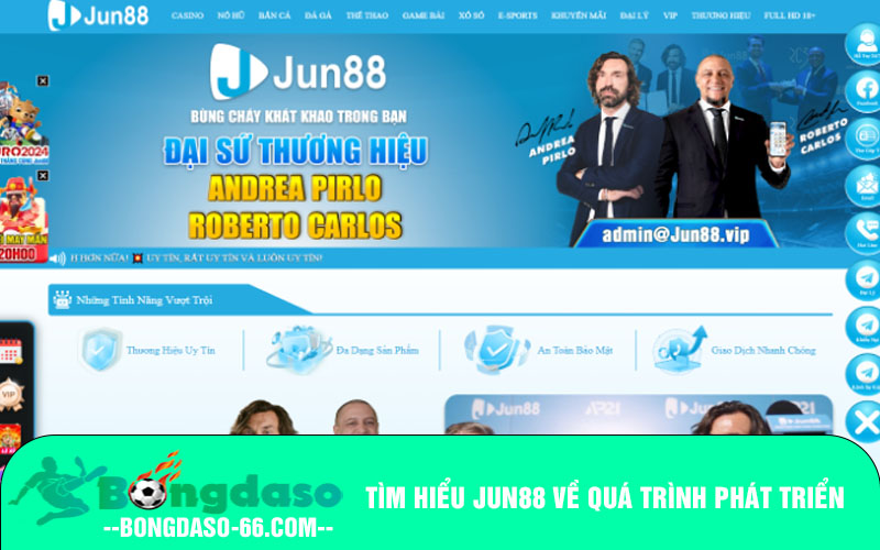 Tìm hiểu nhà cái Jun88 về quá trình phát triển