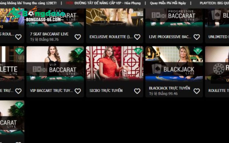 Sơ lược về game bài đổi thưởng 12bet