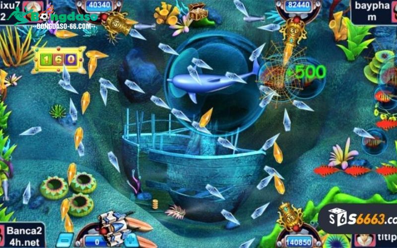 Bắn cá S666 có giao diện bắt mắt, sinh động