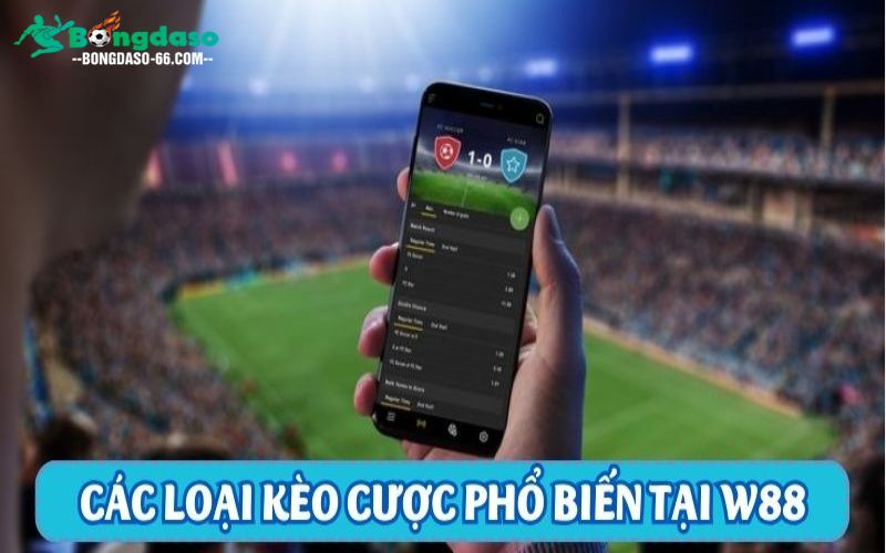 Các loại kèo cược phổ biến mà W88 cung cấp