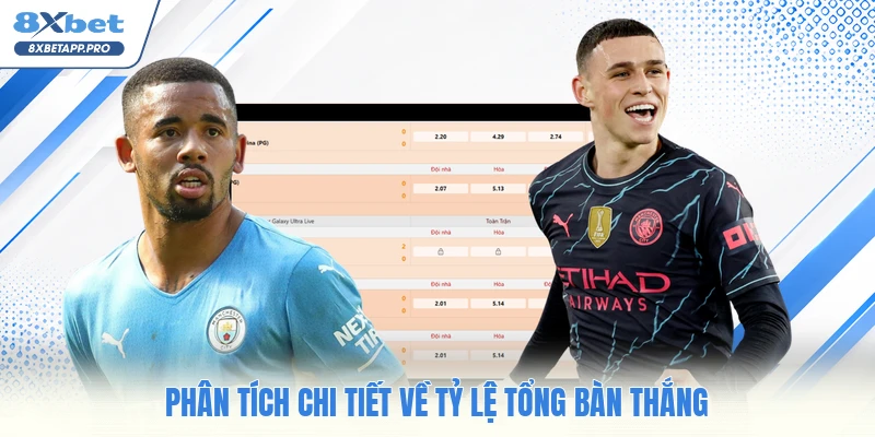 Phân tích chi tiết về tỷ lệ tổng bàn thắng